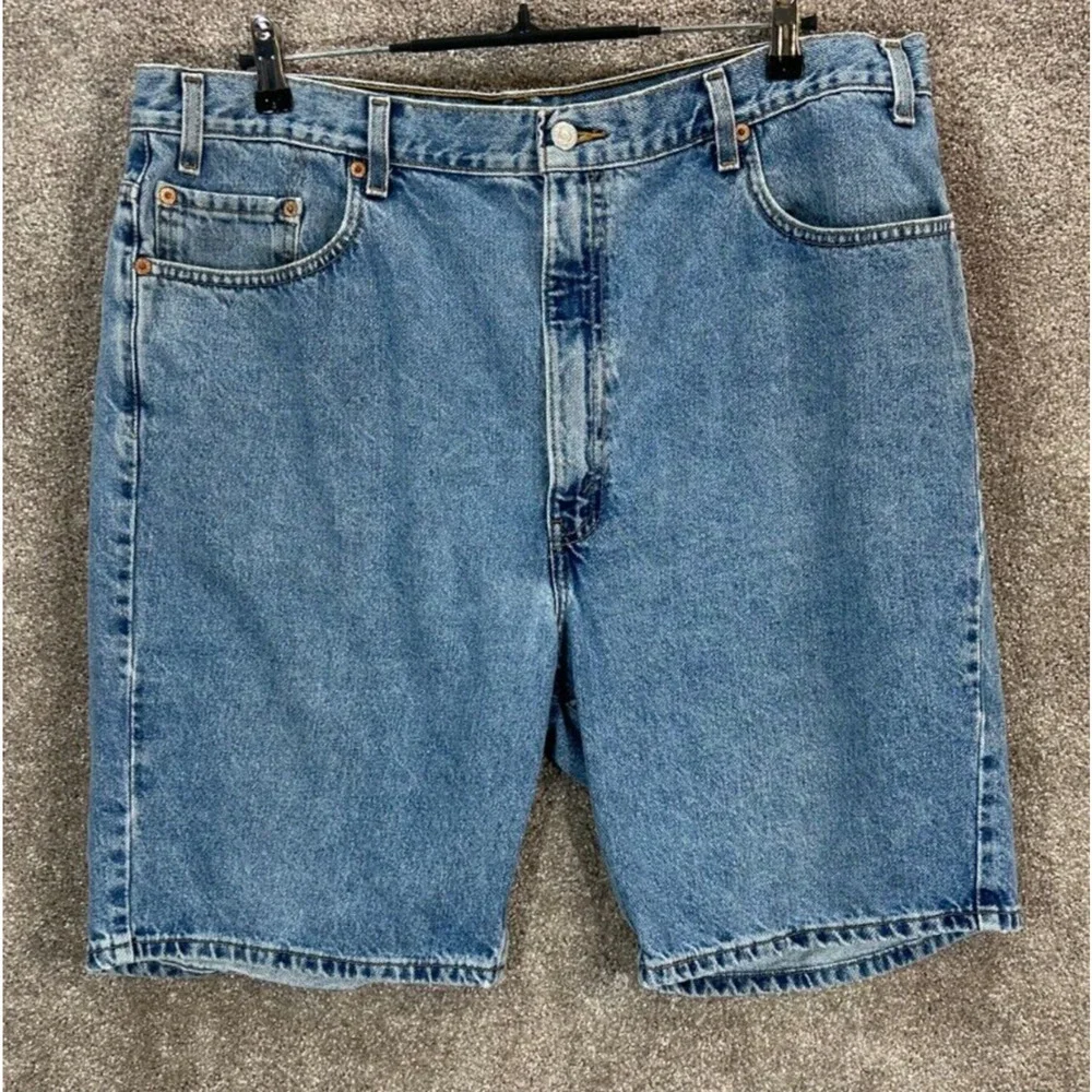 Vintage Levis‎ 505 Shorts Mens 42 Blue Denim Jorts Measures 40X9 Y2K 90's 1999